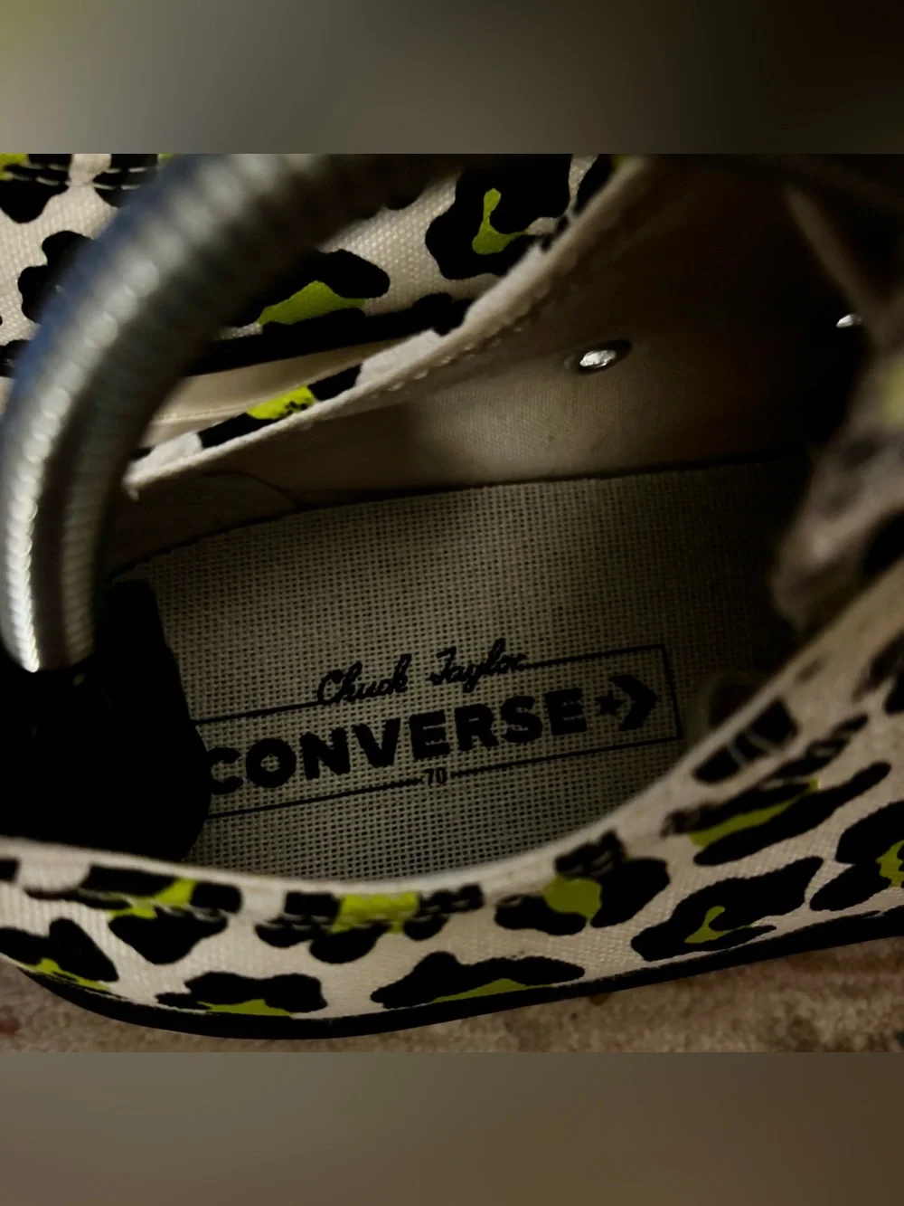 Converse Chuck 70 Ox Low “Archive Print-Neon Leopard” Sneakers! - Picture 2 of 7